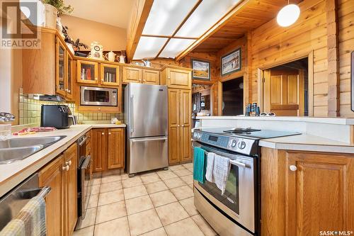 Ripplinger Acreage, Lumsden Rm No. 189, SK - Indoor Photo Showing Kitchen With Double Sink