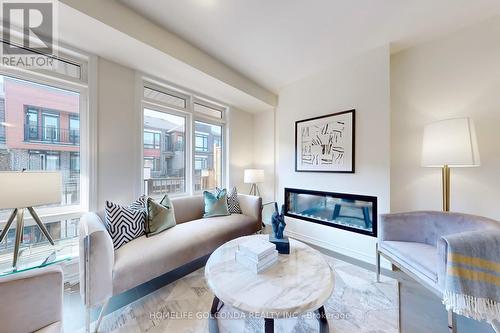 19 Coppini Lane, Ajax, ON - Indoor Photo Showing Living Room With Fireplace