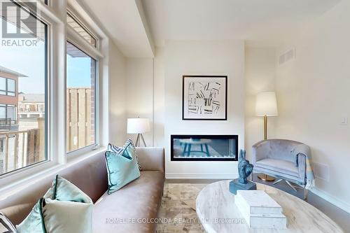 19 Coppini Lane, Ajax, ON - Indoor Photo Showing Living Room With Fireplace