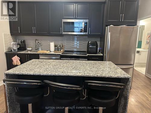 105 - 50 Ann Street, Caledon, ON - Indoor Photo Showing Kitchen With Stainless Steel Kitchen With Upgraded Kitchen