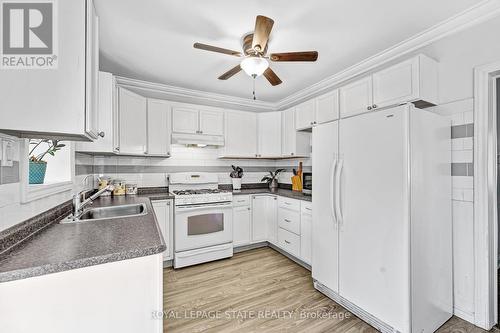 16 Alice Street, Hamilton, ON - Indoor Photo Showing Kitchen With Double Sink