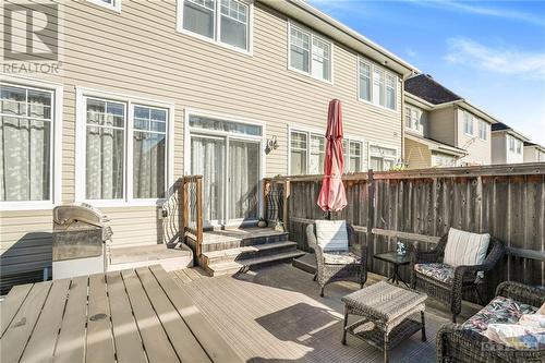 Cedar deak - 715 Hazelnut Crescent, Ottawa, ON - Outdoor With Deck Patio Veranda With Exterior