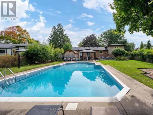 260 Seldon Street, Zorra (Thamesford), ON - Outdoor With In Ground Pool With Backyard