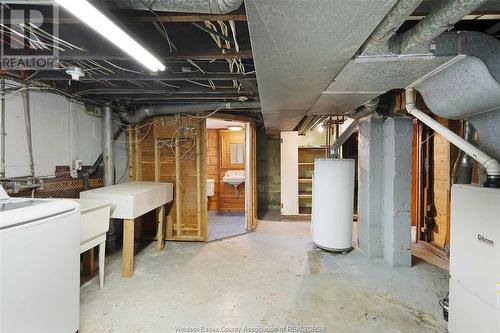 1578 Bruce Avenue, Windsor, ON - Indoor Photo Showing Basement