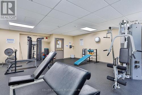 1205 - 1485 Lakeshore Road E, Mississauga, ON - Indoor Photo Showing Gym Room