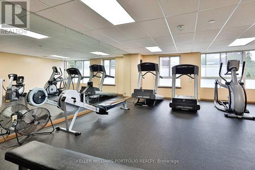 1205 - 1485 Lakeshore Road E, Mississauga, ON - Indoor Photo Showing Gym Room