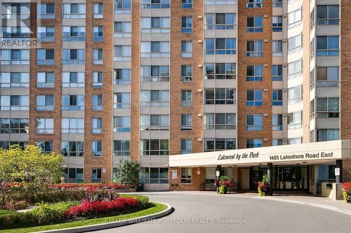 1205 - 1485 Lakeshore Road E, Mississauga, ON - Outdoor With Facade