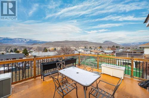 1322 Heustis Drive, Ashcroft, BC - Outdoor With Deck Patio Veranda With View