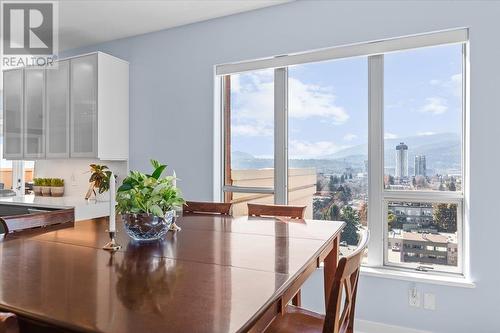 1160 Bernard Avenue Unit# 1209, Kelowna, BC - Indoor Photo Showing Dining Room