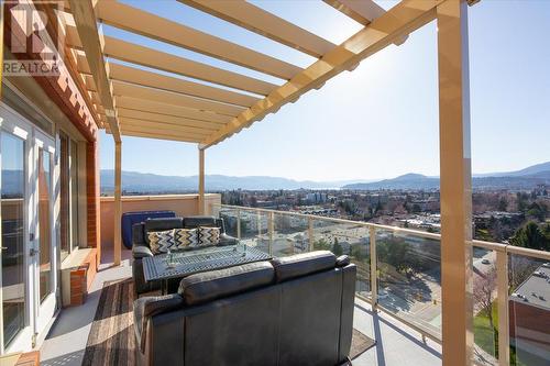 1160 Bernard Avenue Unit# 1209, Kelowna, BC - Outdoor With Balcony With View With Exterior