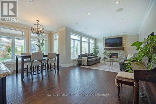 1520 Jim Allen Way, London, ON - Indoor With Fireplace