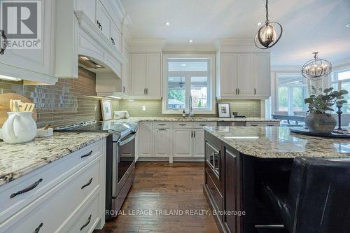 1520 Jim Allen Way, London, ON - Indoor Photo Showing Kitchen With Upgraded Kitchen