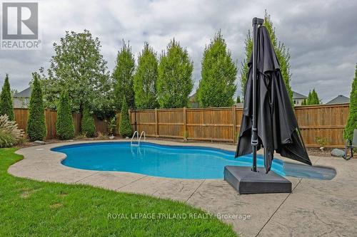 1520 Jim Allen Way, London, ON - Outdoor With In Ground Pool With Deck Patio Veranda With Backyard