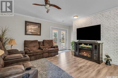 Hoey Acreage, St. Louis Rm No. 431, SK - Indoor Photo Showing Living Room With Fireplace