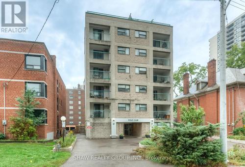 202 - 87 Duke Street, Hamilton, ON - Outdoor With Balcony With Facade