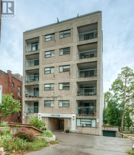 202 - 87 Duke Street, Hamilton, ON - Outdoor With Balcony With Facade