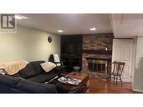 5297 Cambridge Road, Prince George, BC - Indoor Photo Showing Living Room With Fireplace