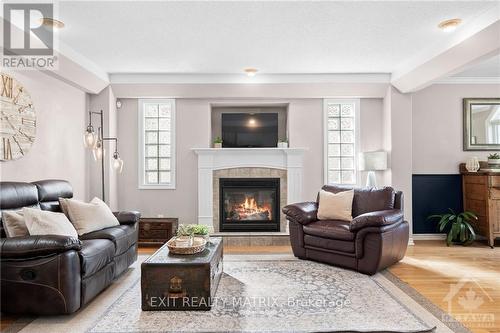 288 Stiver Street, Russell, ON - Indoor Photo Showing Living Room With Fireplace