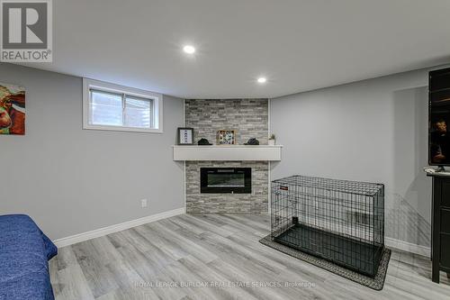 121 Evelyn Street, Brant, ON - Indoor With Fireplace