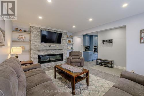 121 Evelyn Street, Brant, ON - Indoor Photo Showing Living Room With Fireplace