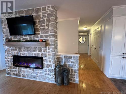 5 Richard Road, Drummond, NB - Indoor Photo Showing Living Room With Fireplace