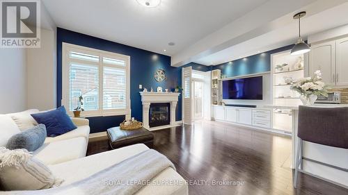 14 Kawana Road, Brampton, ON - Indoor Photo Showing Living Room With Fireplace