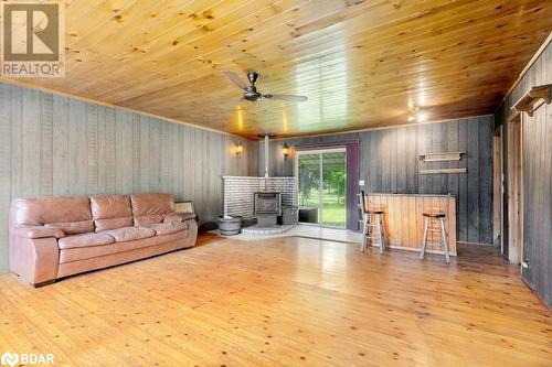 3787 Highway 37, Roslin, ON - Indoor Photo Showing Other Room With Fireplace