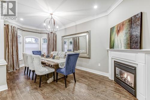 34 Washington Street, Markham, ON - Indoor Photo Showing Dining Room With Fireplace