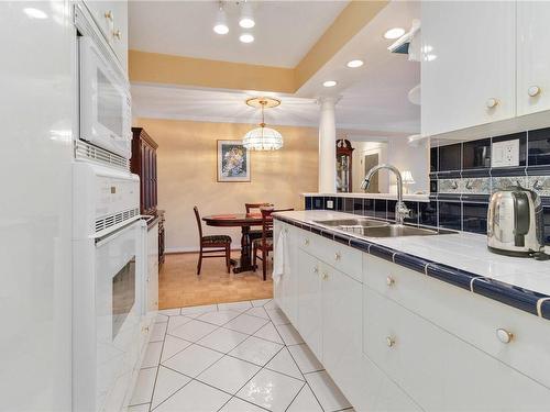 104-2050 White Birch Rd, Sidney, BC - Indoor Photo Showing Kitchen With Double Sink