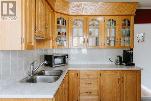 25 Bishop Street, Gander, NL - Indoor Photo Showing Kitchen With Double Sink