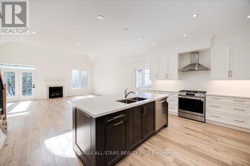 67 Palmira Drive, Georgina, ON - Indoor Photo Showing Kitchen With Double Sink With Upgraded Kitchen