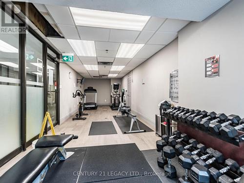 1402 - 8 Lisa Street E, Brampton, ON - Indoor Photo Showing Gym Room