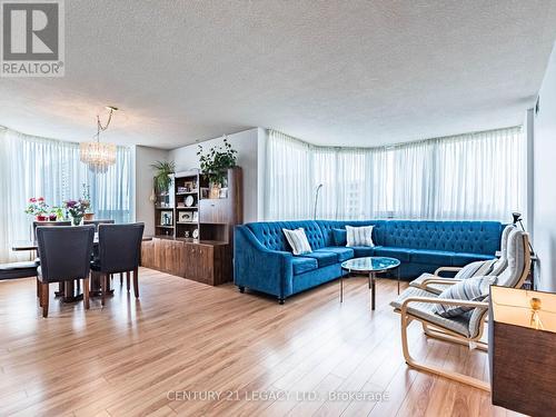 1402 - 8 Lisa Street E, Brampton, ON - Indoor Photo Showing Living Room