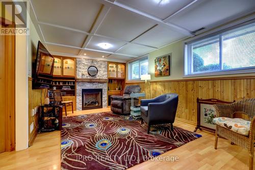 57 Delrex Boulevard, Halton Hills, ON - Indoor With Fireplace