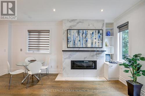 24 Stanhope Avenue, Toronto, ON - Indoor Photo Showing Living Room With Fireplace