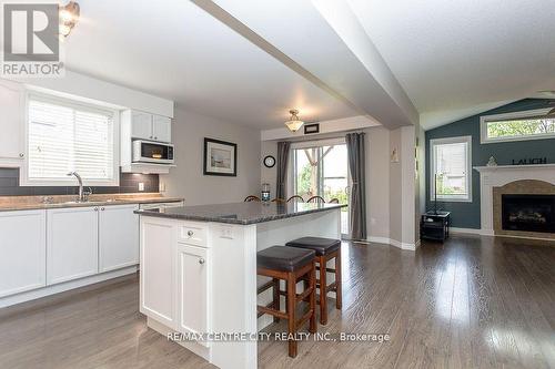 2 Edgewell Crescent, St. Thomas, ON - Indoor Photo Showing Kitchen With Fireplace