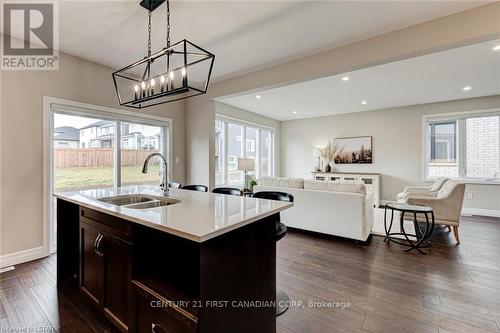 124 Basil Crescent, Middlesex Centre (Ilderton), ON - Indoor Photo Showing Kitchen With Double Sink