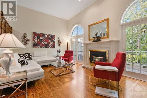 13 Waterford Way, Ottawa, ON - Indoor Photo Showing Living Room With Fireplace