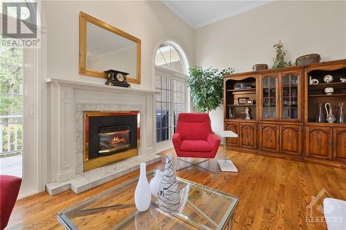 13 Waterford Way, Ottawa, ON - Indoor Photo Showing Living Room With Fireplace