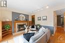 2741 Massicotte Lane, Ottawa, ON  - Indoor Photo Showing Living Room With Fireplace 