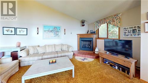 240 Rosewood Lane, Sheguiandah, Manitoulin Island, ON - Indoor Photo Showing Living Room With Fireplace