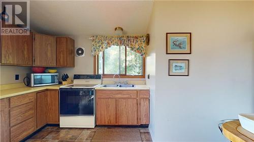 240 Rosewood Lane, Sheguiandah, Manitoulin Island, ON - Indoor Photo Showing Kitchen With Double Sink