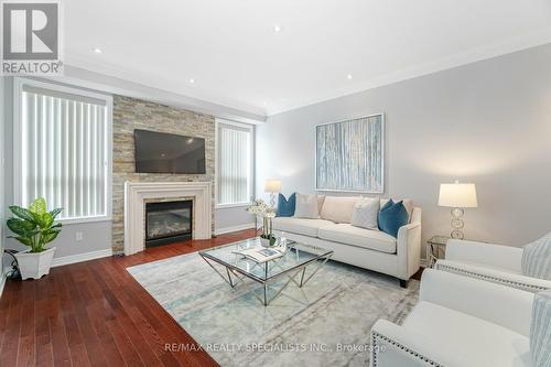 1026 Laidlaw Drive, Milton, ON - Indoor Photo Showing Living Room With Fireplace