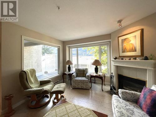 38 High  Street Unit# 108, Nelson, BC - Indoor Photo Showing Living Room With Fireplace