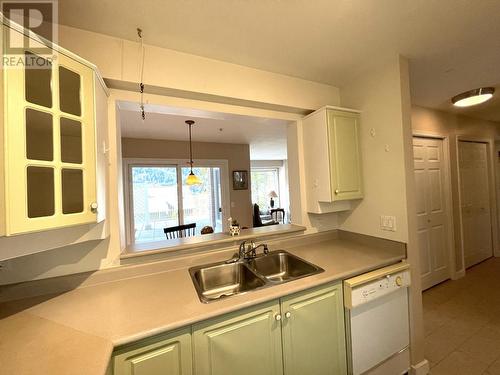 38 High  Street Unit# 108, Nelson, BC - Indoor Photo Showing Kitchen With Double Sink