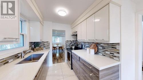 11 Abell Drive, Brampton, ON - Indoor Photo Showing Kitchen With Double Sink