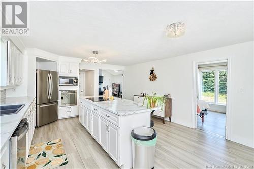 589 Route 535, Notre-Dame, NB - Indoor Photo Showing Kitchen With Double Sink With Upgraded Kitchen