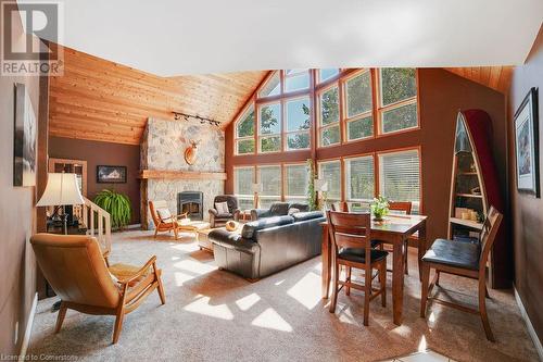 53 Harrison Road, Caledonia, ON - Indoor Photo Showing Other Room With Fireplace