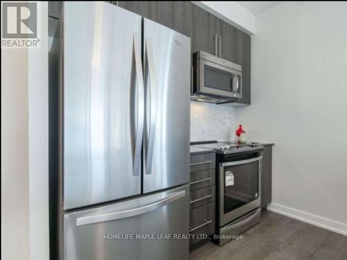 1002 - 4011 Brickstone Mews, Mississauga, ON - Indoor Photo Showing Kitchen With Stainless Steel Kitchen