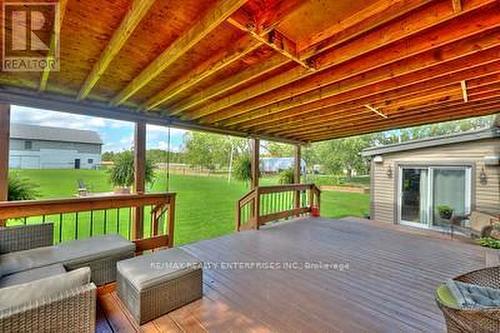 10905 Sodom Road W, Niagara Falls, ON - Outdoor With Deck Patio Veranda With Exterior